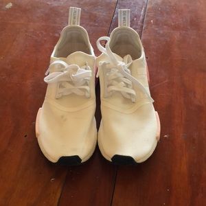 Pink and White Adidas NMD